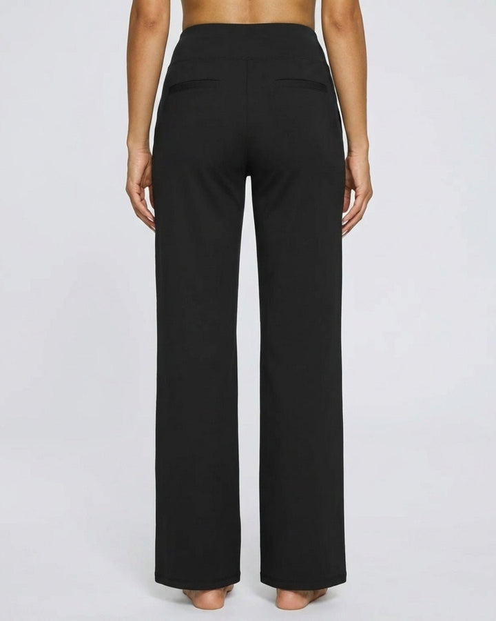Casual Flex Black Trousers
