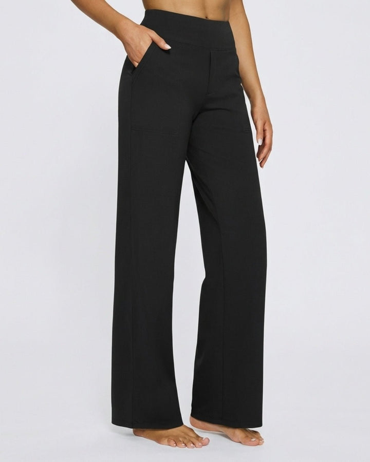 Casual Flex Black Trousers