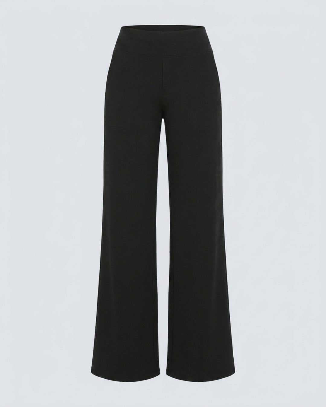 Casual Flex Black Trousers