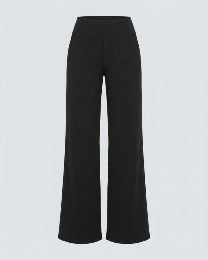 Casual Flex Black Trousers