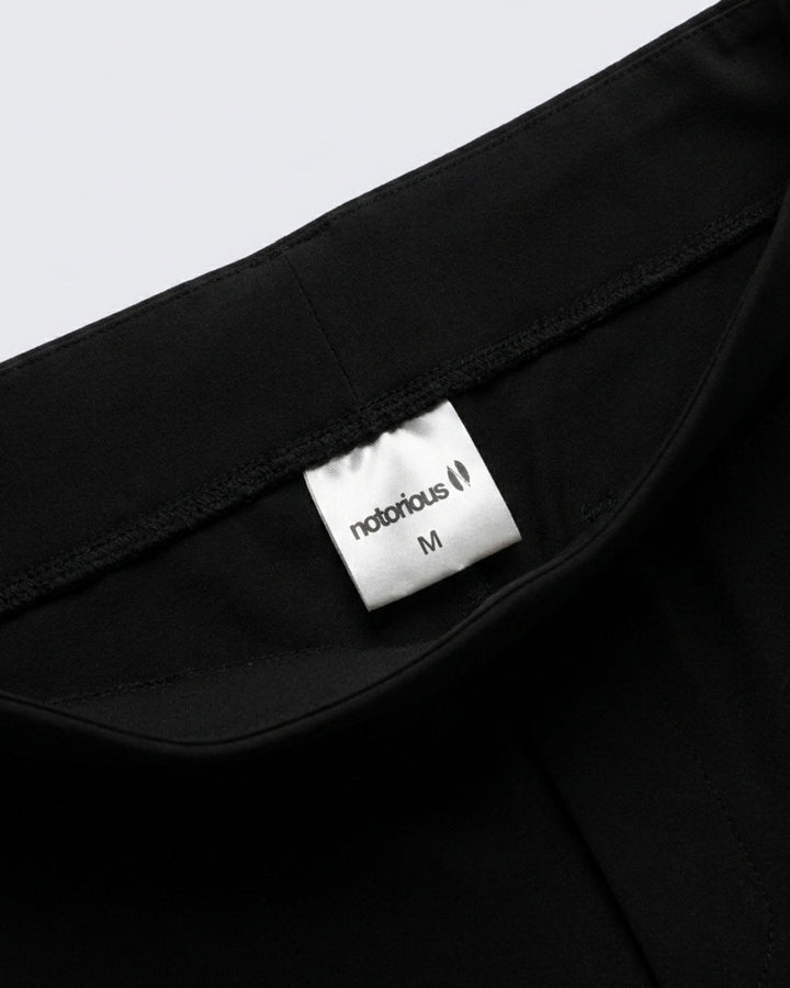 Casual Flex Black Trousers