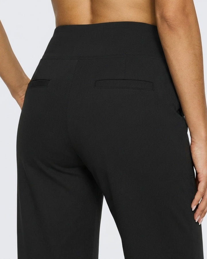 Casual Flex Black Trousers