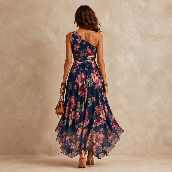 Annabelle | One-Shoulder Floral Maxi Dress