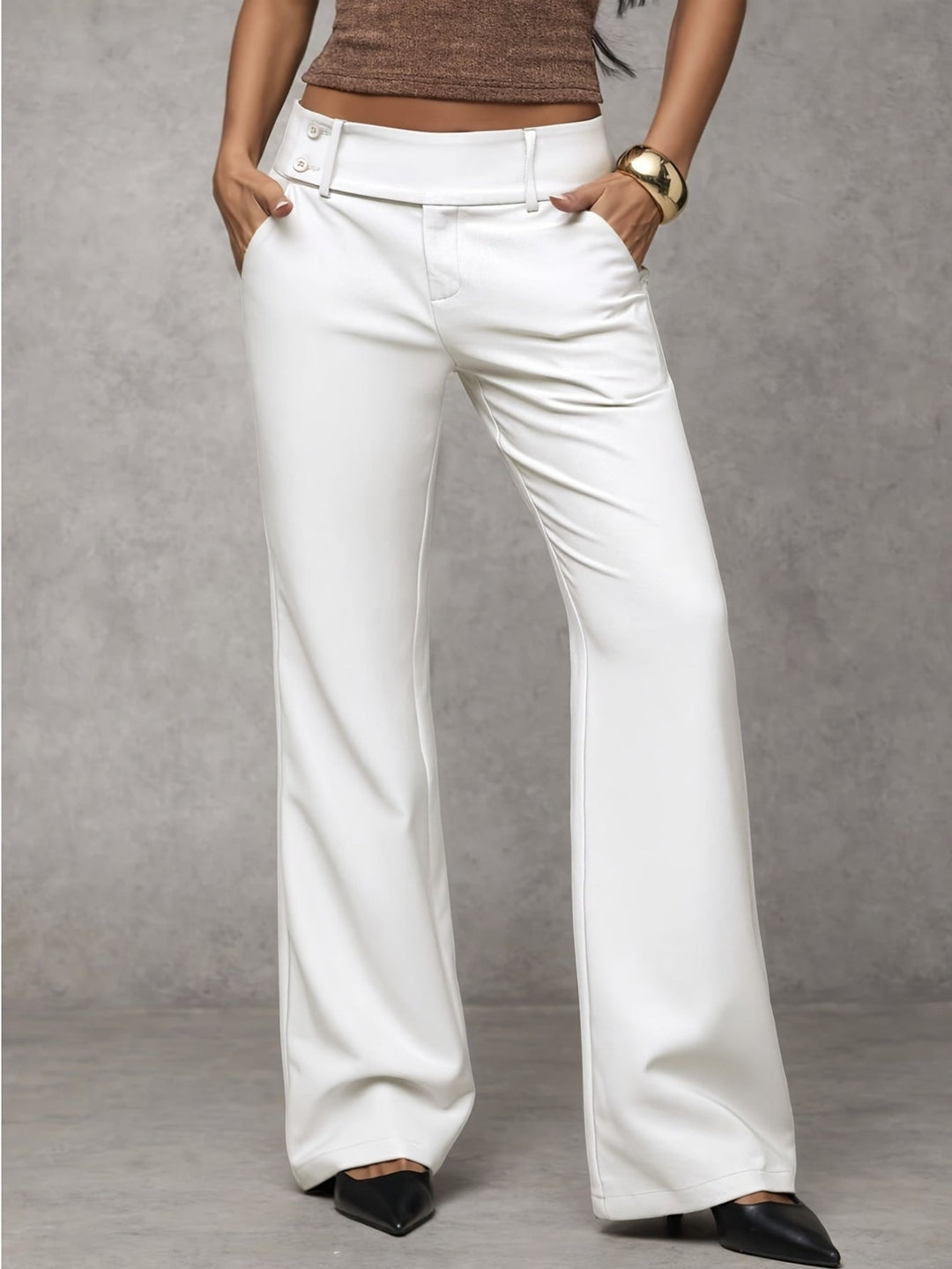 Duna™ | Modern Wide Leg Trousers