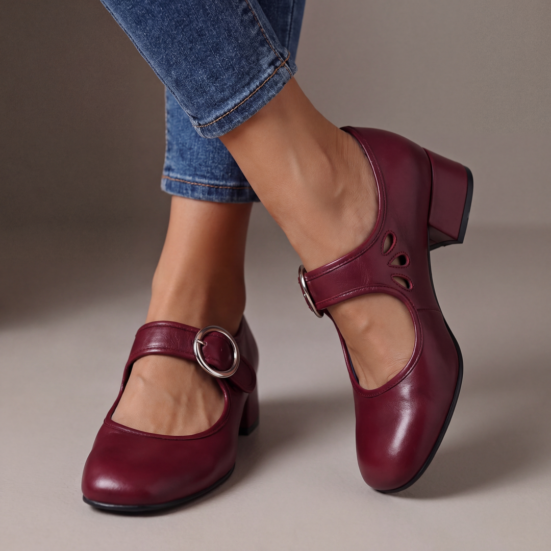 Pilar | Wide Heel Blythe & Rose