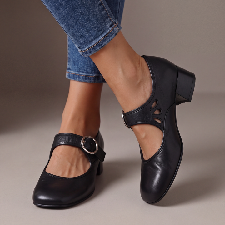 Pilar | Wide Heel Blythe & Rose