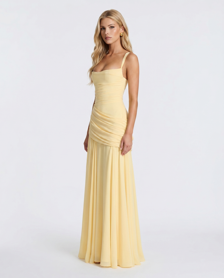 Charlotte | Ruched Maxi Dress