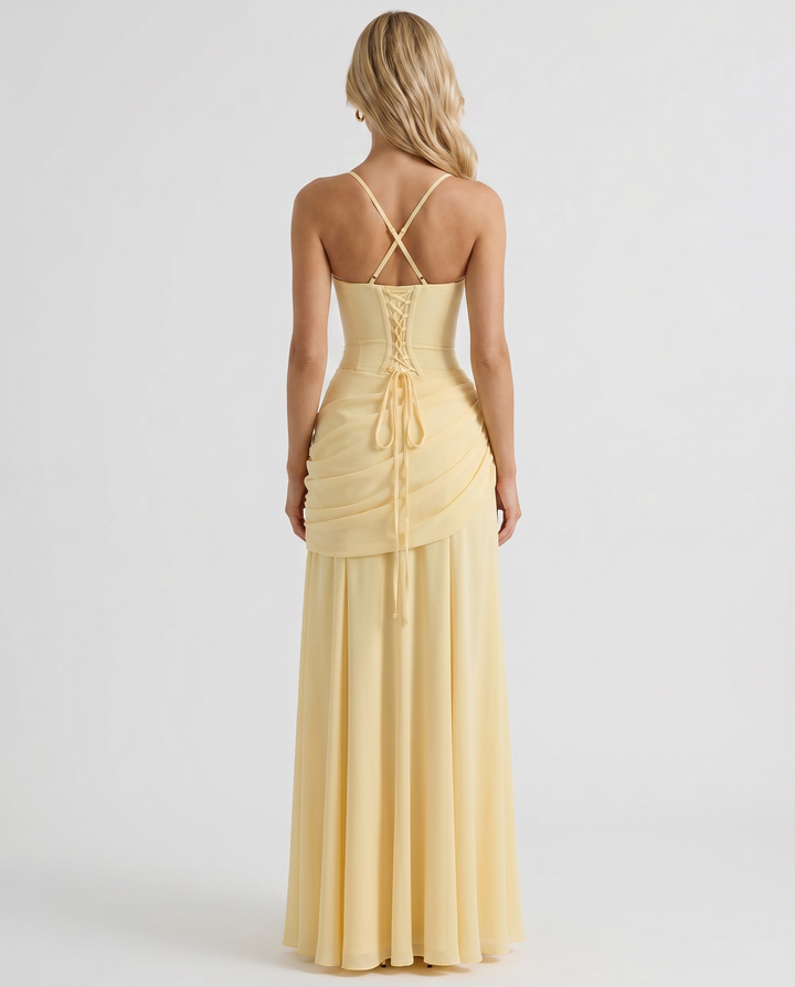 Charlotte | Ruched Maxi Dress