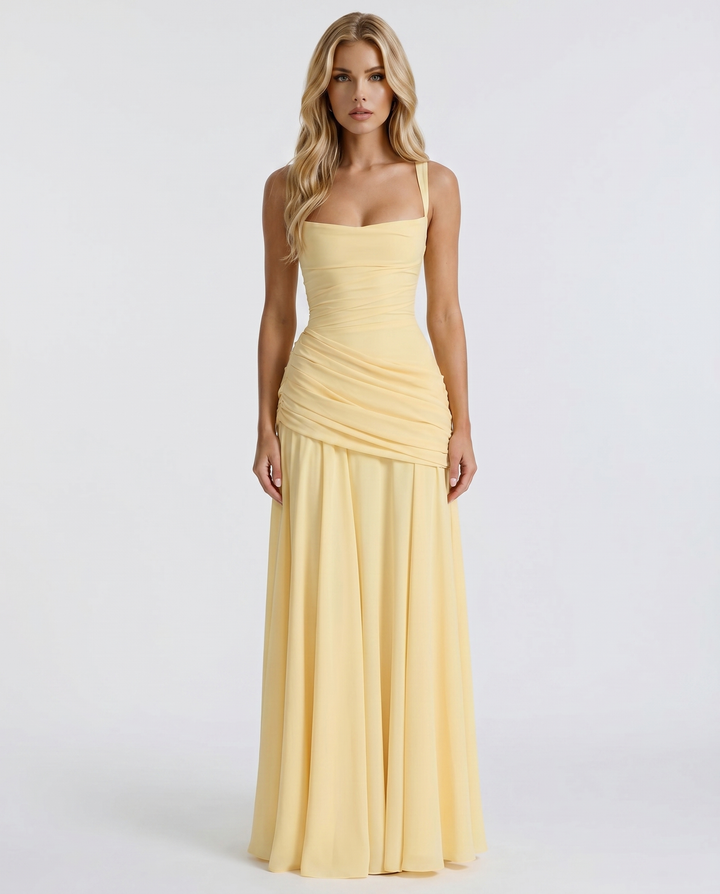 Charlotte | Ruched Maxi Dress