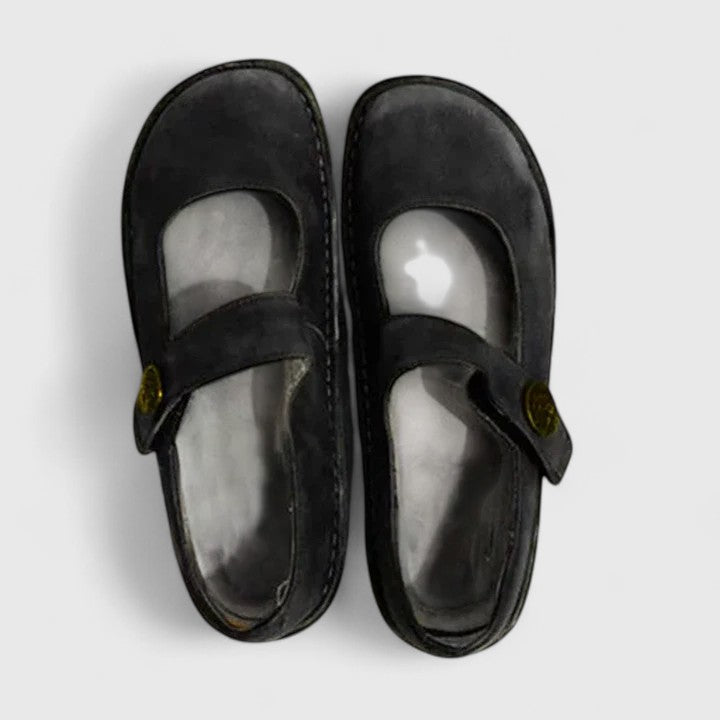 Josephine | Patinated Leather Mary Janes