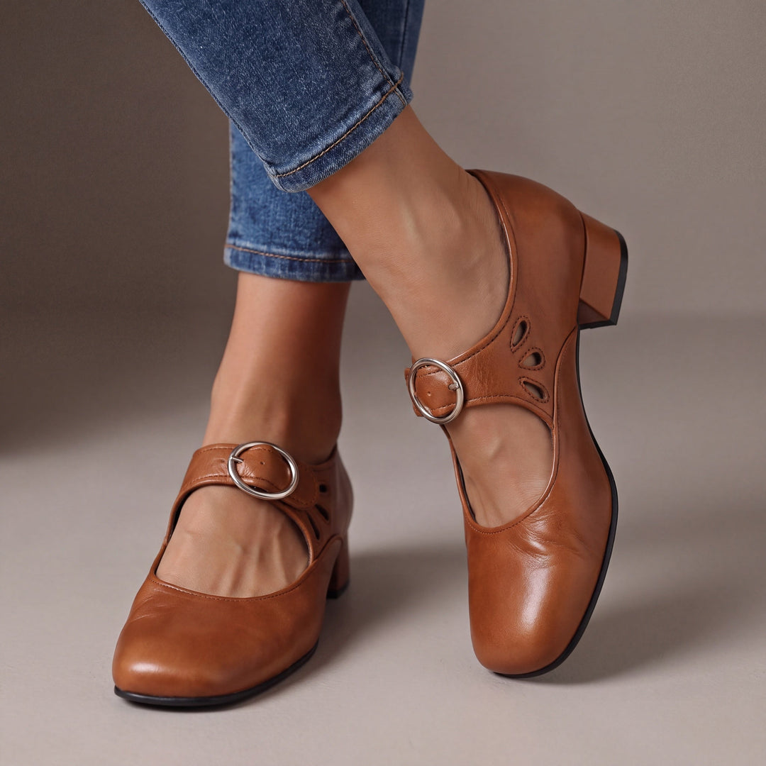Pilar | Wide Heel Blythe & Rose