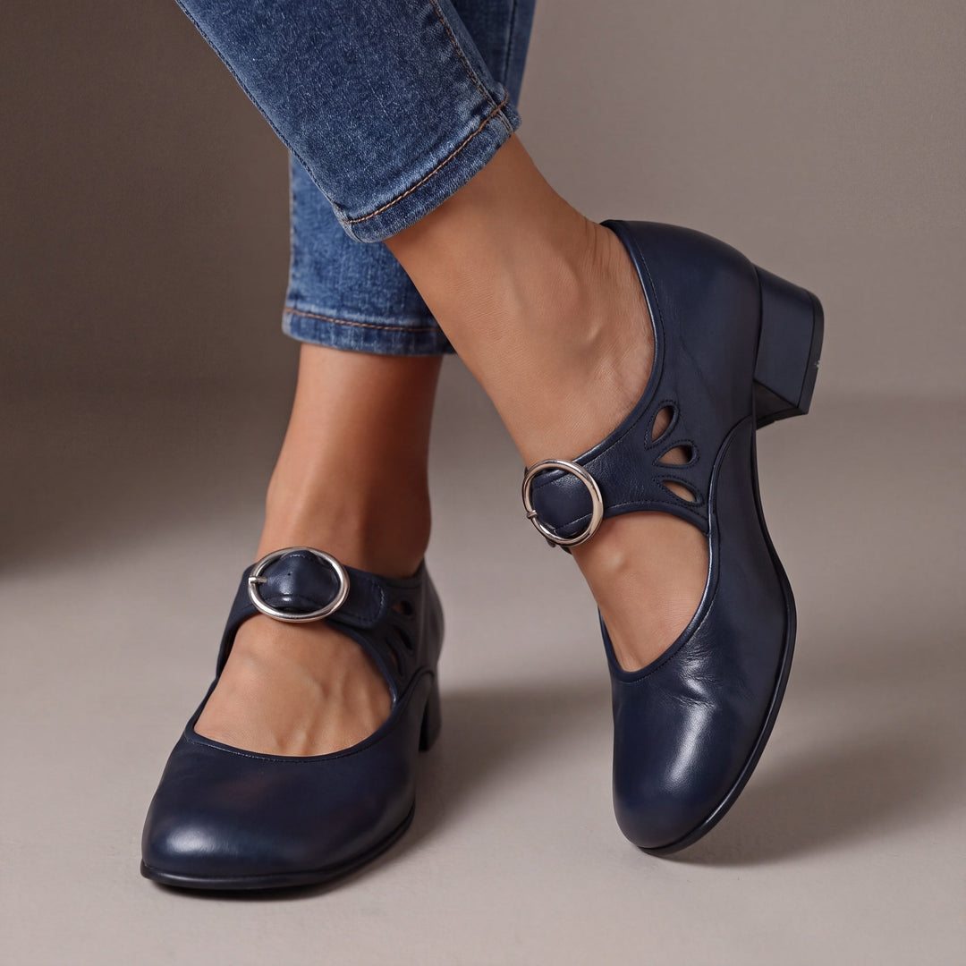 Pilar | Wide Heel Blythe & Rose