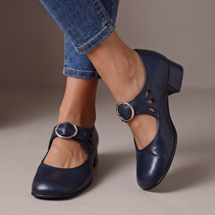 Pilar | Wide Heel Blythe & Rose