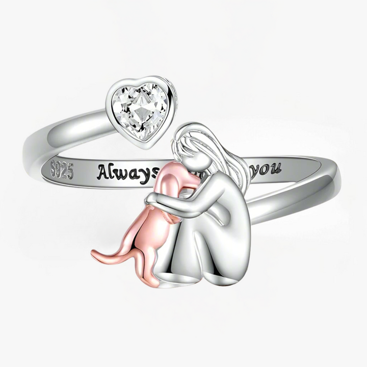 Eldit | Dog Icon Ring (Pink)